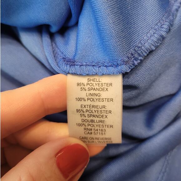 Ivanka Trump Blue Sheath Dress Sz 8 Slim Fit Work Event Style EUC - Picture 5 of 11